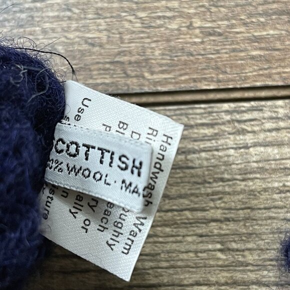 AVTG Archie Brown & Son Argyle Wool Sweater L | Made in England 100% Pure Wool - Picture 8 of 10